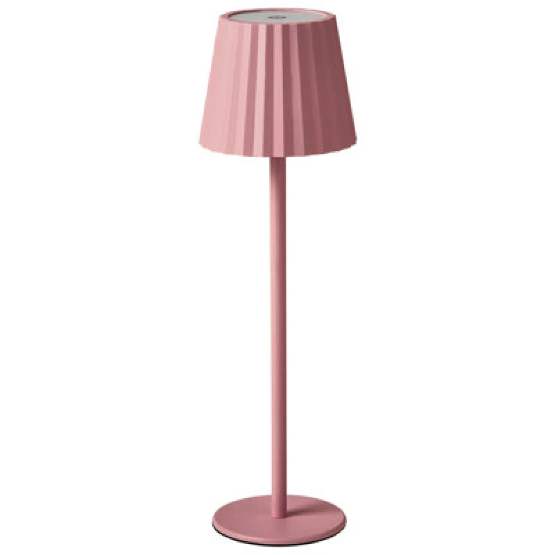 Image of Beliani Table Lamp Pombeiro Metal Pastel Pink