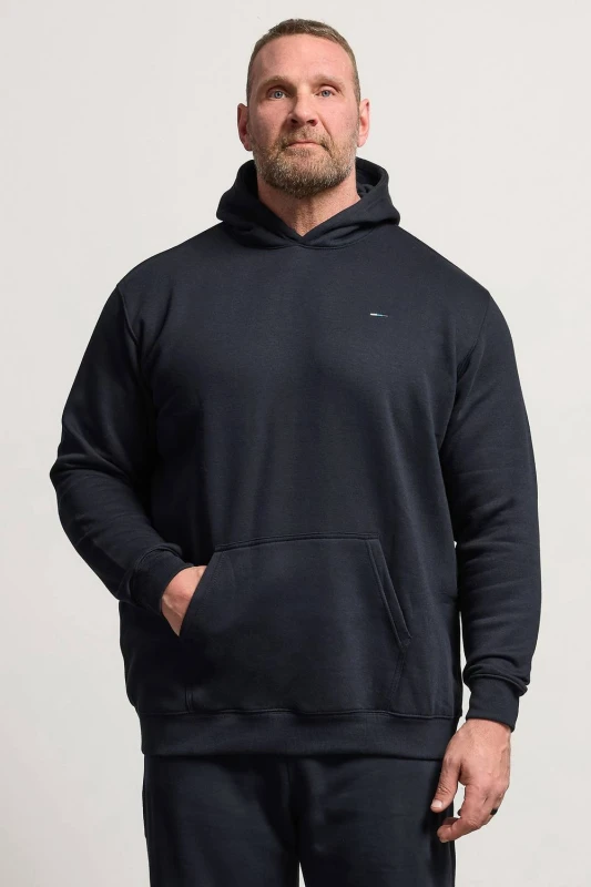 Image of BadRhino BadRhino Men Front Pocket Hoodie in Dark Navy Size: X-Large Dark Navy X-Large Male 5063589369024