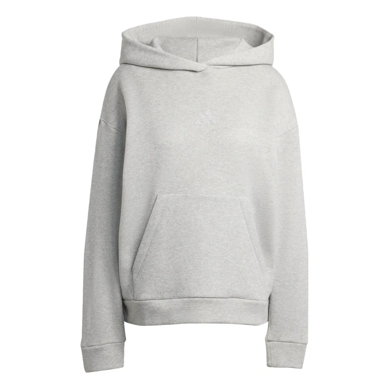 Image of Adidas Womens hooded sweatshirt adidas ALL Gris Female XS