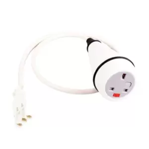 Image of Cluster power module 1 x UK socket - white