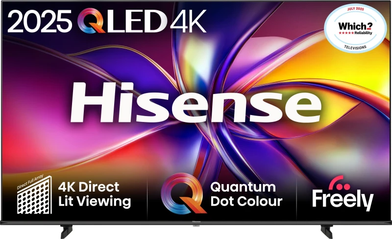 Image of Hisense E7Q 65" Smart 4K Ultra HD QLED TV - 65E78QTUK