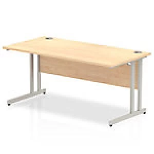 image of Impulse Cantilever 1600 Rectangle Desk Maple