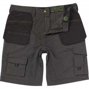 Apache Rip Stop Holster Light Weight Work Shorts Grey 40"