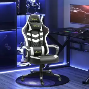 Image of Vinsetto Racing Gaming Chair with Lumbar Support, black
