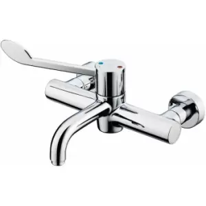 image of Armitage Shanks - Markwik 21 Plus Thermostatic Panel Mounted Basin Mixer Tap with Lever Fixed Spout