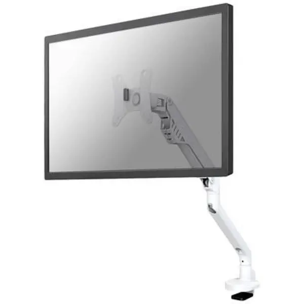 image of Neomounts FPMA-D750WHITE2 Monitor desk mount 25,4cm (10) - 81,3cm (32) Swivelling/tiltable, Height-adjustable, Swivelling