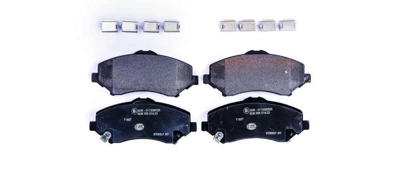 Image of HELLA Brake pad set HELLA 8DB 355 014-231