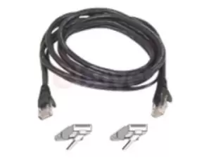 image of Belkin Cat6 Snagless UTP Patch Cable (Black) 1m