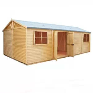 image of Shire 12x24ft Mammoth Double Door Garden Shed