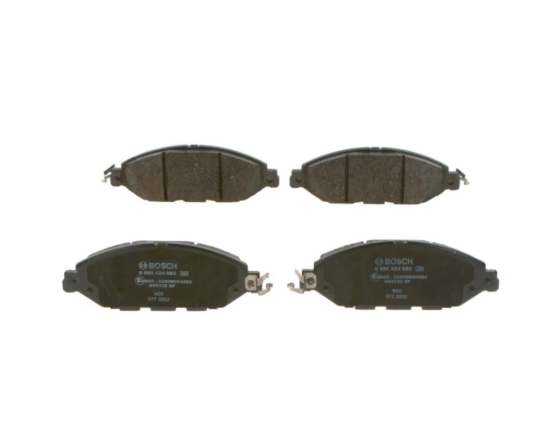 Image of Bosch 0 986 424 682 Brake pad set Low-Metallic Brake Pad Set,disc brake (402)