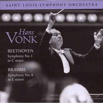 Image of Johannes Brahms - Symphony No. 1/symphony No. 4 (Vonk, St. Louis So) CD