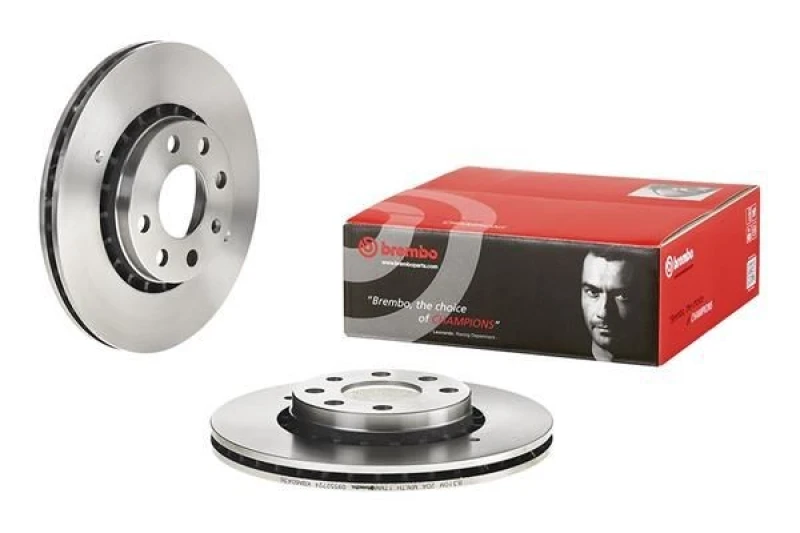 Image of BREMBO Brake disc BREMBO 09.5527.24