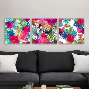 Image of P4632581241 Multicolor Decorative Canvas Painting (3 Pieces)