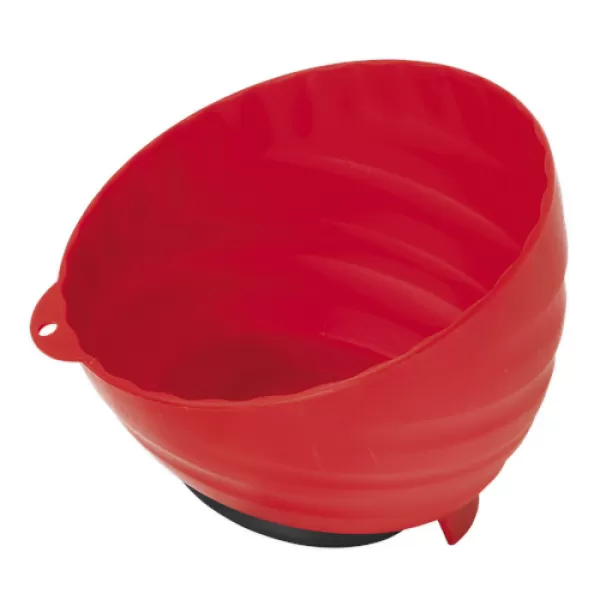 Image of Genuine SEALEY AK2319 Magnetic Collector Ø150mm Red