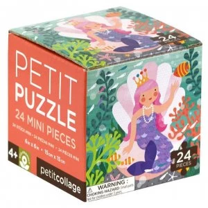 Image of Petit Collage Petit 24 Piece Puzzle - Mermaid