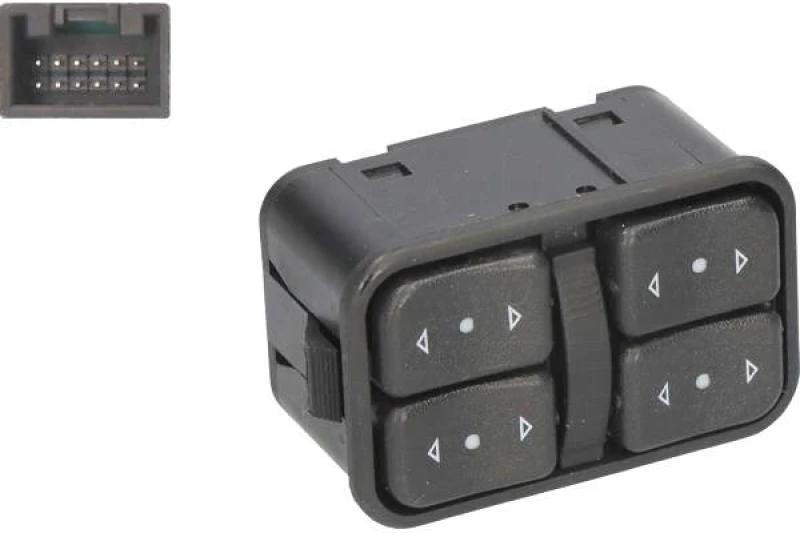 Image of Alfa e-Parts AF00481 Switch, window winder Driver side Plastic Switch,window winder (1761)