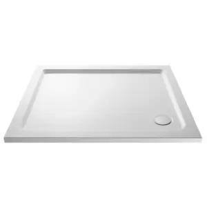 Image of Hudson Reed Rectangular Shower Tray 1000 x 700mm - White