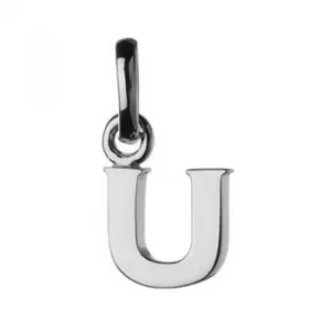 image of Ladies Links Of London Sterling Silver Keepsakes Alphabet U Charm