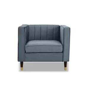 image of Thomas 1 Seater Velvet Sofa