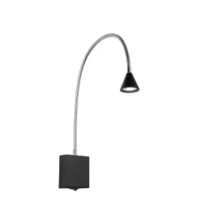 Image of Buddy Modern Bedside Lamp - LED - 1x4W 4000K - Black