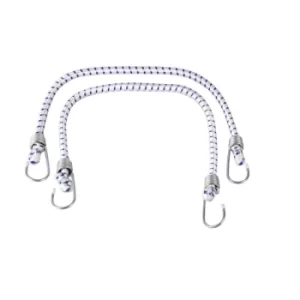 Image of SupaTool Bungee Cord Set with Metal Hooks 600mm x 12mm