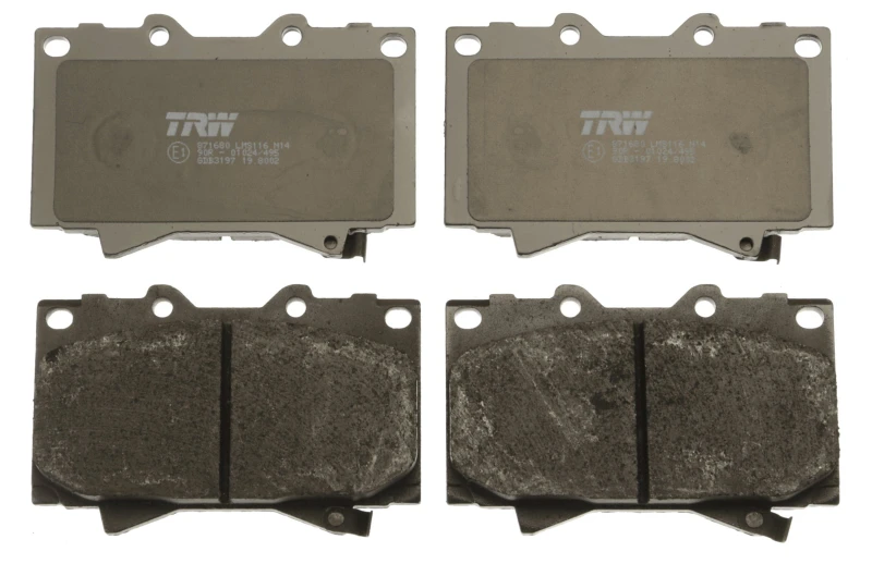Image of TRW GDB3197 Brake pad set with acoustic wear warning Brake Pad Set,disc brake (402)