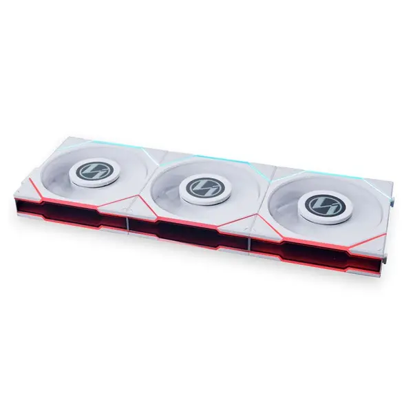Image of Lian Li UNI FAN TL LCD 120mm Triple Pack - White