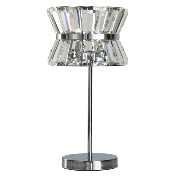 Image of Searchlight Uptown Table Lamp - Chrome