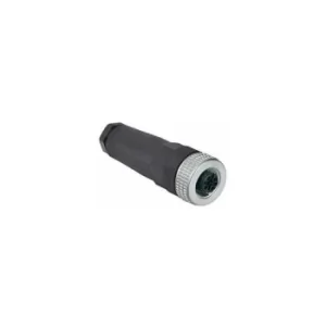 Image of Telemecanique XZCC12FDM50B Female M12 5-pin Straight Connector PG7 Cable Gland