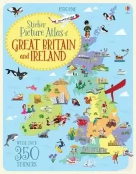 Image of Sticker Picture Atlas of Great Britain and Ireland by Jonathan Melmoth