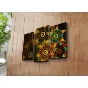 Image of 3PATK-109 Multicolor Decorative Canvas Painting (3 Pieces)