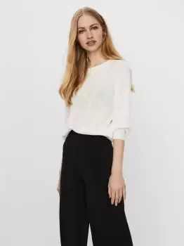 Image of VERO MODA 3/4 Sleeved Blouse Women White