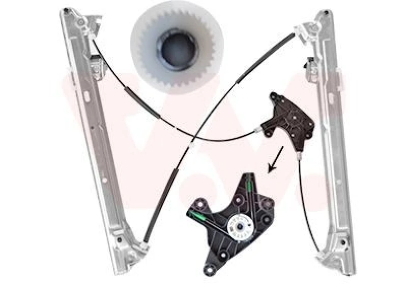 Image of VAN WEZEL Window regulator VAN WEZEL 3081261