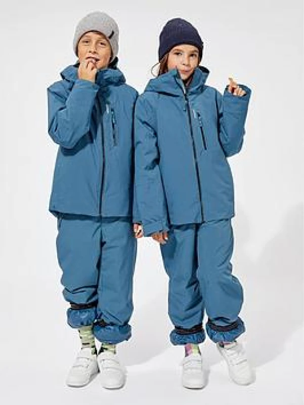 Image of Decathlon Decathlon Warm Waterproof Ski Jacket 550 Blue
