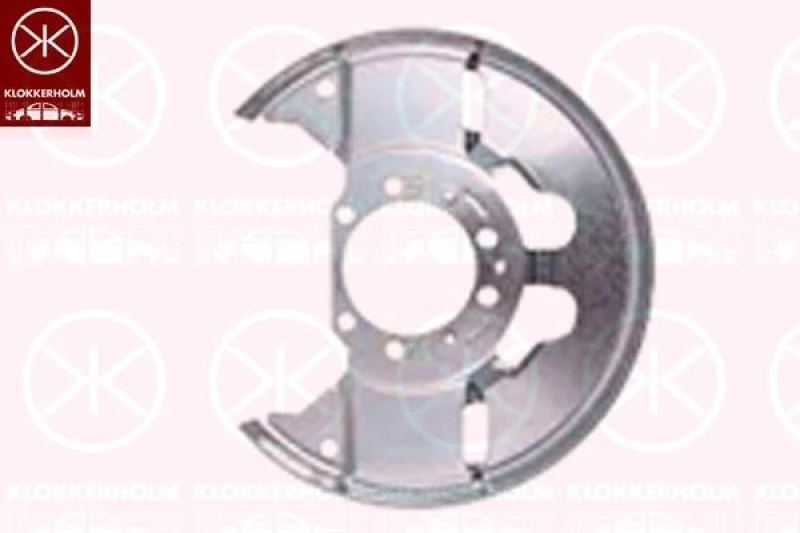 Image of KLOKKERHOLM Brake disc backing plate KLOKKERHOLM 5078370