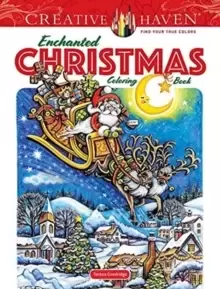 image of Creative Haven Enchanted Christmas Coloring Book