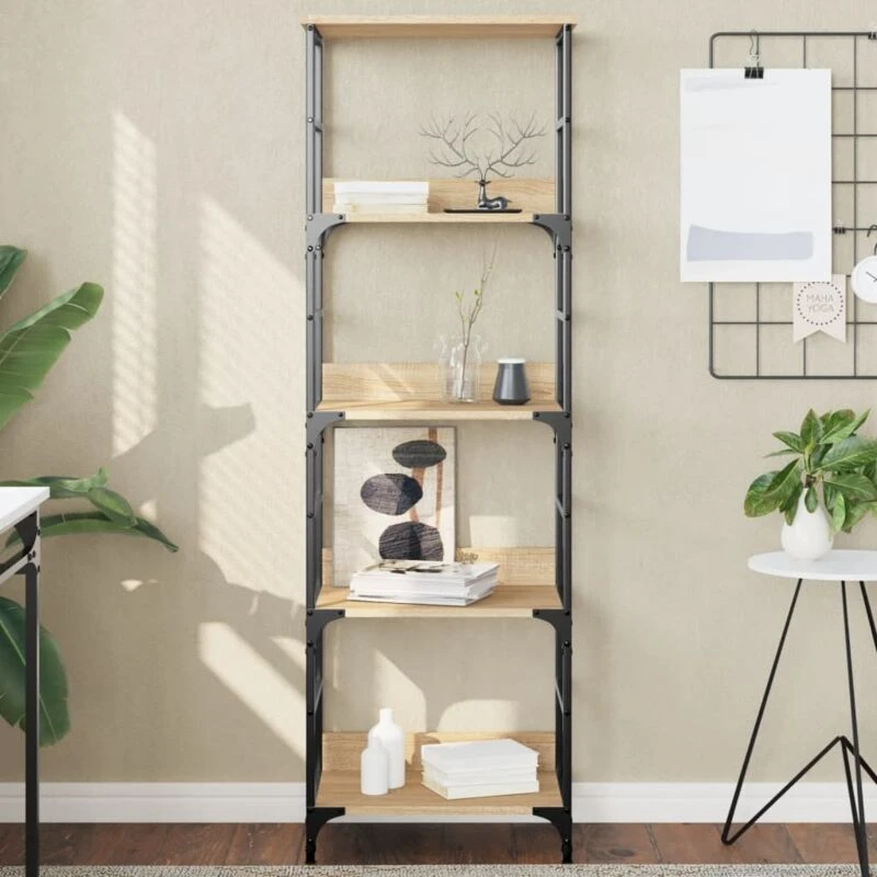 Image of VIDAXL Bookshelf Sonoma Oak 50x33x153cm Engineered Wood Vidaxl 835275