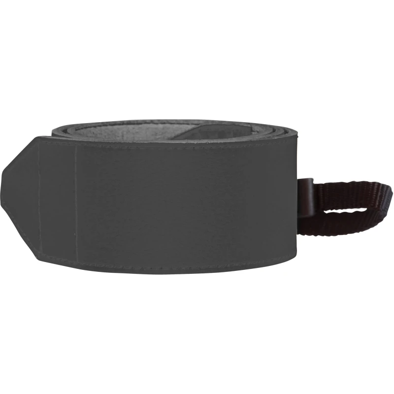 Image of Praktica Genuine Leather Camera Neck Strap 100mm Wide x 40mm - Grey