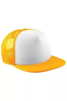 Image of Vintage Plain Snap-Back Trucker Cap (Pack of 2)