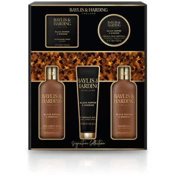 image of Baylis & Harding Black Pepper & Ginseng Gift Set (for Body and Face)