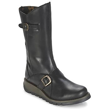 Image of Fly London MES2 womens High Boots in Black,4,5,8,9