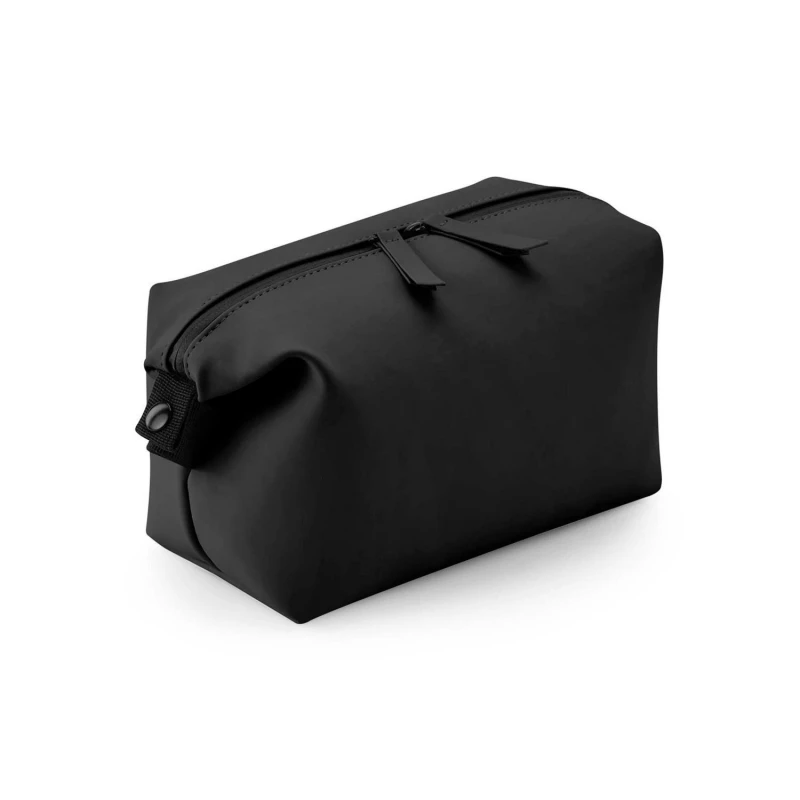 Image of Bagbase Mens Matte PU Accessory Bag in Black Male One Size