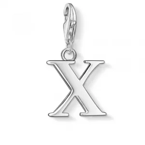 image of THOMAS SABO Silver Letter X Charm 0198-001-12