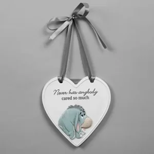 image of Disney Christopher Robin Relief Heart Eeyore Plaque