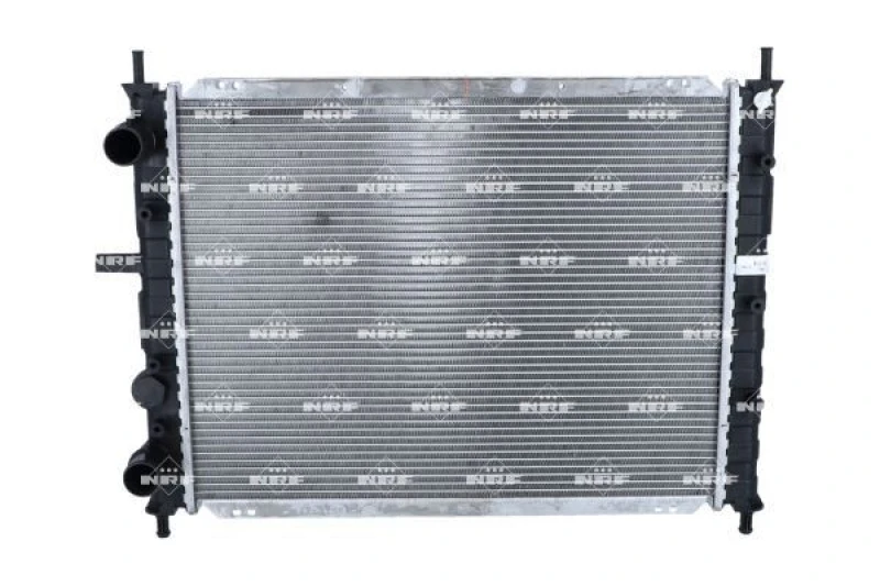 Image of NRF 58013 Engine radiator EASY FIT Brazed cooling fins, Aluminium, with mounting parts Aluminium Radiator,engine cooling (470)