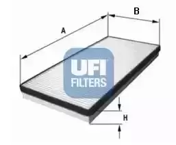 Image of UFI 53.004.00 Interior Air Cabin/ Pollen Filter