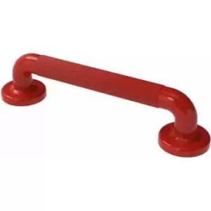 Nymas NymaPRO Plastic Fluted Grab Rail with Concealed Fixings 300mm Length - Red