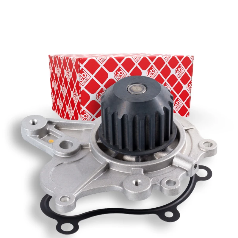 Image of FEBI BILSTEIN 32758 Water pump Number of Teeth: 20, Cast Aluminium, with gasket/seal Cast Aluminium Water Pump (1260)