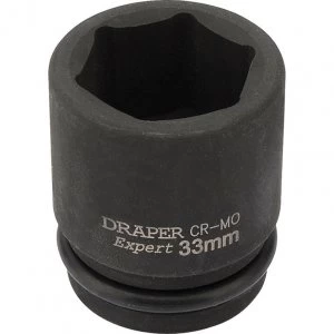 Image of Draper Expert 3/4" Drive Hexagon Impact Socket Metric 3/4" 33mm