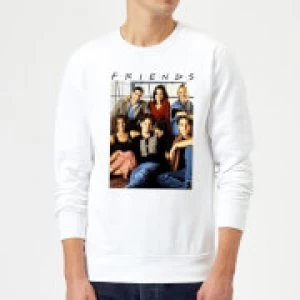 Image of Friends Vintage Character Shot Sweatshirt - White - L